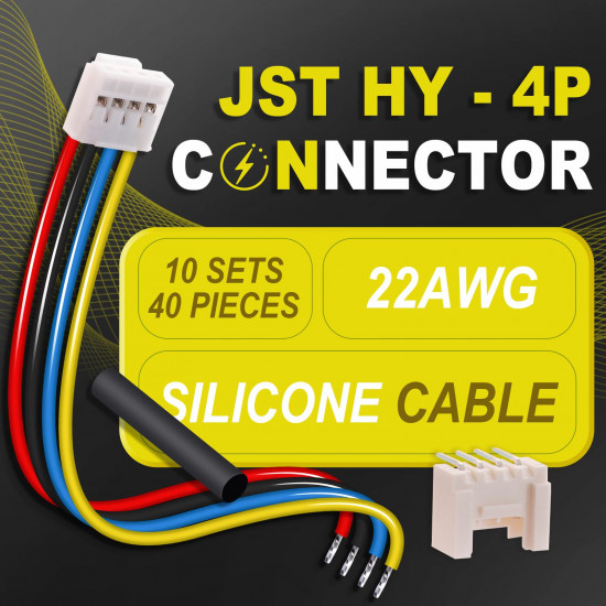 JST HY Connector Silicone Cable